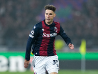 Juan Miranda of Bologna FC during the UEFA Champions League 2024/25 League Phase MD4 match between Bologna FC and AS Monaco at Stadio Renato...