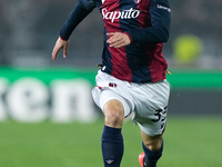 Juan Miranda of Bologna FC during the UEFA Champions League 2024/25 League Phase MD4 match between Bologna FC and AS Monaco at Stadio Renato...