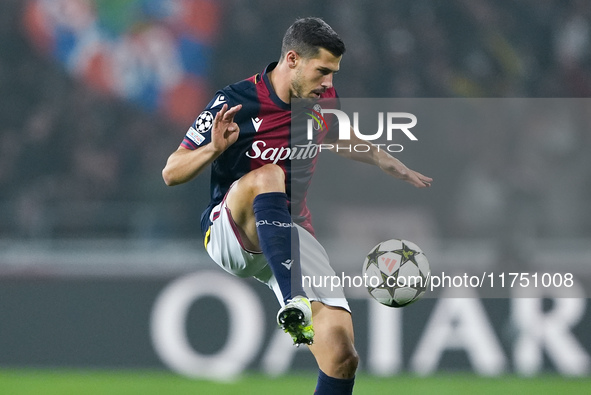 Remo Freuler of Bologna FC during the UEFA Champions League 2024/25 League Phase MD4 match between Bologna FC and AS Monaco at Stadio Renato...