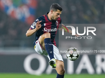 Remo Freuler of Bologna FC during the UEFA Champions League 2024/25 League Phase MD4 match between Bologna FC and AS Monaco at Stadio Renato...