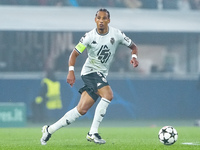 Thilo Kehrer of AS Monaco during the UEFA Champions League 2024/25 League Phase MD4 match between Bologna FC and AS Monaco at Stadio Renato...