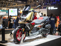 The BMW C 400 X MY 2025 is at the 110th International Motorcycle and Accessories Exhibition 2024 at Fiera Milano Rho in Milan, Italy, on Nov...