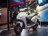 The Honda CUV e: is at the 110th International Motorcycle and Accessories Exhibition 2024 at Fiera Milano Rho in Milan, Italy, on November 6...