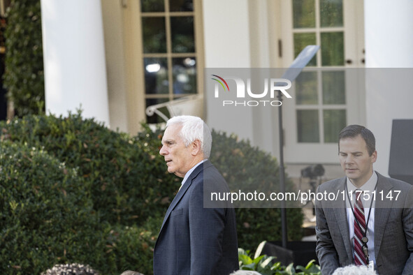 In Washington, DC, on November 7, 2024, President Joe Biden addresses the nation on the election outcome and a peaceful transfer of power in...