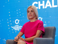 In Kyiv, Ukraine, on November 7, 2024, Natalia Iaromenko, owner of the cosmetic brands LAMEL & LN Pro and founder and CEO of the U.S.-based...