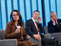 Yuliia Svyrydenko, First Deputy Prime Minister of Ukraine and Minister of Economy of Ukraine, attends the ''Ukraine and Europe: Toward a Com...