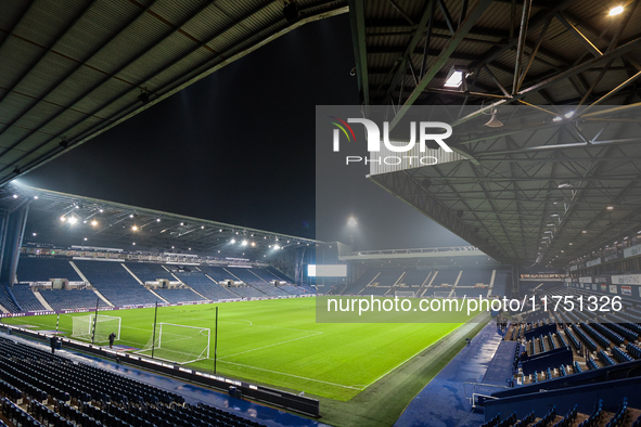 A general view of the ground during the Sky Bet Championship match between West Bromwich Albion and Burnley at The Hawthorns in West Bromwic...