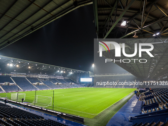 A general view of the ground during the Sky Bet Championship match between West Bromwich Albion and Burnley at The Hawthorns in West Bromwic...