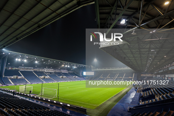 A general view of the ground during the Sky Bet Championship match between West Bromwich Albion and Burnley at The Hawthorns in West Bromwic...