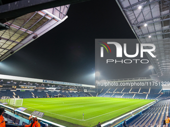 A general view of the ground during the Sky Bet Championship match between West Bromwich Albion and Burnley at The Hawthorns in West Bromwic...