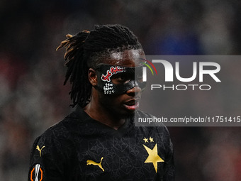 Igoh Ogbu of SK Slavia Prague  // during the Eurepa League Round 4 match between Eintracht Frankfurt v SK Slavia Prague at the Deutsche Bank...