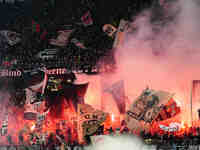  Eintracht Frankfurt fans  during the Eurepa League Round 4 match between Eintracht Frankfurt v SK Slavia Prague at the Deutsche Bank Park,...