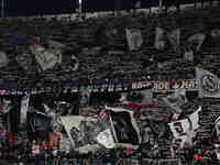  Eintracht Frankfurt fans  during the Eurepa League Round 4 match between Eintracht Frankfurt v SK Slavia Prague at the Deutsche Bank Park,...