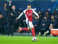 Gabriel Martinelli of Arsenal during the UEFA Champions League 2024/25 League Phase MD4 match between FC Internazionale and Arsenal at Stadi...