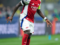 Bukayo Saka of Arsenal during the UEFA Champions League 2024/25 League Phase MD4 match between FC Internazionale and Arsenal at Stadio San S...