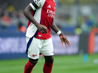 Bukayo Saka of Arsenal during the UEFA Champions League 2024/25 League Phase MD4 match between FC Internazionale and Arsenal at Stadio San S...