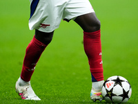 Close up of Bukayo Saka of Arsenal shoes during the UEFA Champions League 2024/25 League Phase MD4 match between FC Internazionale and Arsen...