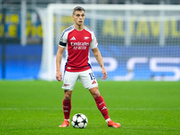 Leandro Trossard of Arsenal during the UEFA Champions League 2024/25 League Phase MD4 match between FC Internazionale and Arsenal at Stadio...