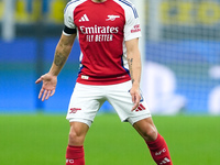 Leandro Trossard of Arsenal during the UEFA Champions League 2024/25 League Phase MD4 match between FC Internazionale and Arsenal at Stadio...