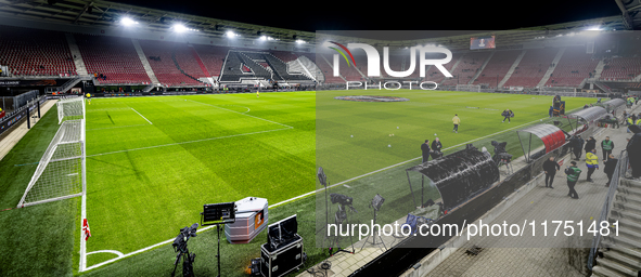 The stadium overview shows the match between AZ and Fenerbahce at the AFAS Stadium for the UEFA Europa League - League phase - Matchday 4 of...