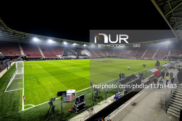 The stadium overview shows the match between AZ and Fenerbahce at the AFAS Stadium for the UEFA Europa League - League phase - Matchday 4 of...