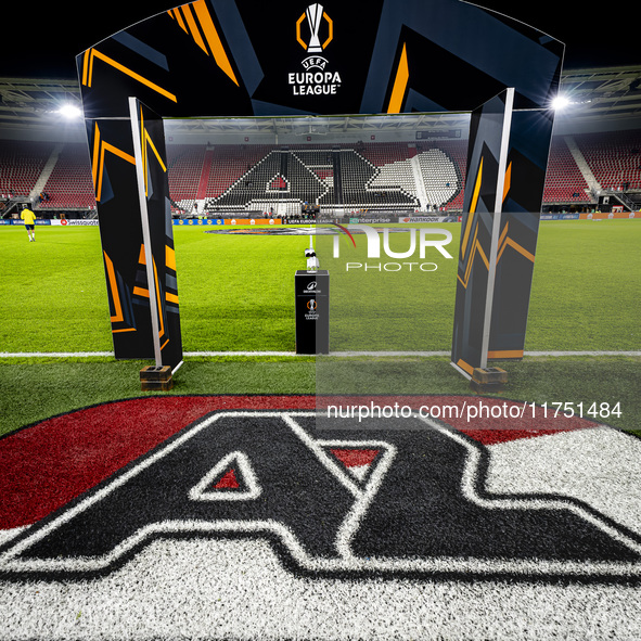 The stadium overview shows the match between AZ and Fenerbahce at the AFAS Stadium for the UEFA Europa League - League phase - Matchday 4 of...