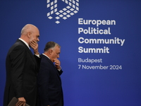 Viktor Orban, Hungarian Prime Minister, and Edi Rama, Prime Minister of Albania, hold a joint press conference at the 5th European Political...