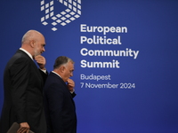 Viktor Orban, Hungarian Prime Minister, and Edi Rama, Prime Minister of Albania, hold a joint press conference at the 5th European Political...