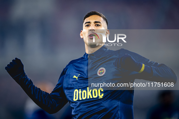 Fenerbahce defender Mert Muldur plays during the match between AZ and Fenerbahce at the AFAS stadium for the UEFA Europa League - League pha...