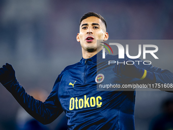 Fenerbahce defender Mert Muldur plays during the match between AZ and Fenerbahce at the AFAS stadium for the UEFA Europa League - League pha...