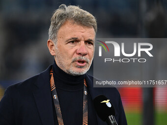 Marco Baroni coaches S.S. Lazio during the UEFA Europa League 2024/25 League Phase MD4 match between S.S. Lazio and F.C. Porto at Olympic St...