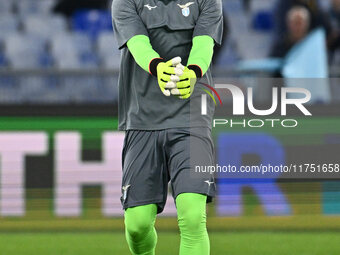 Christos Mandas of S.S. Lazio participates in the UEFA Europa League 2024/25 League Phase MD4 match between S.S. Lazio and F.C. Porto at Oly...