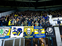 Supporters of Fenerbahce are present during the match between AZ and Fenerbahce at the AFAS Stadium for the UEFA Europa League - League phas...