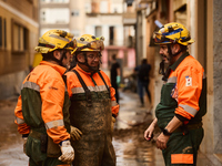 Devastating scenes from the Paiporta flood , Spain, on november 07, 2024. (