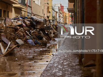 Devastating scenes from the Paiporta flood , Spain, on november 07, 2024. (