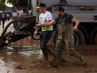 Devastating scenes from the Paiporta flood , Spain, on november 07, 2024. (