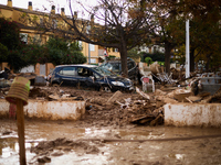 Devastating scenes from the Paiporta flood , Spain, on november 07, 2024. (