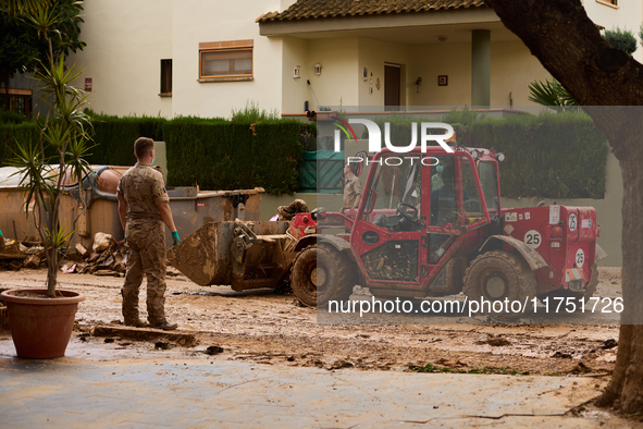 Devastating scenes from the Paiporta flood , Spain, on november 07, 2024. 