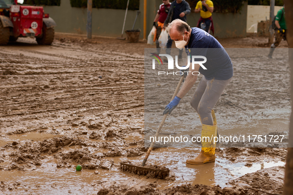 Devastating scenes from the Paiporta flood , Spain, on november 07, 2024. 