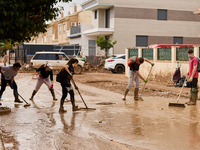 Devastating scenes from the Paiporta flood , Spain, on november 07, 2024. (