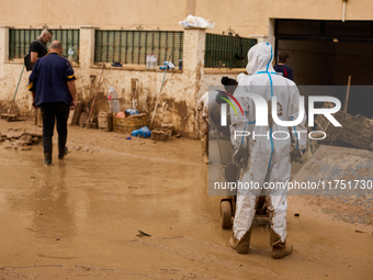 Devastating scenes from the Paiporta flood , Spain, on november 07, 2024. (