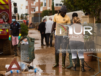 Devastating scenes from the Paiporta flood , Spain, on november 07, 2024. (