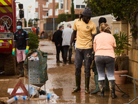 Devastating scenes from the Paiporta flood , Spain, on november 07, 2024. (