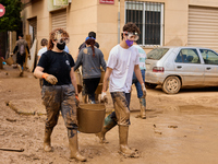 Devastating scenes from the Paiporta flood , Spain, on november 07, 2024. (