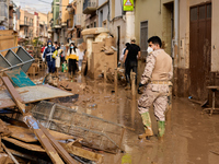 Devastating scenes from the Paiporta flood , Spain, on november 07, 2024. (