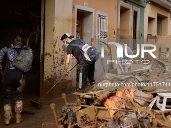 Devastating scenes from the Paiporta flood , Spain, on november 07, 2024. (