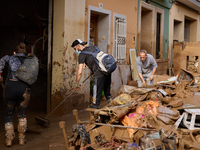 Devastating scenes from the Paiporta flood , Spain, on november 07, 2024. (