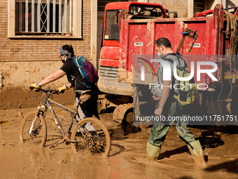 Devastating scenes from the Paiporta flood , Spain, on november 07, 2024. (