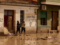 Devastating scenes from the Paiporta flood , Spain, on november 07, 2024. (