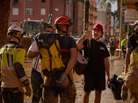 Devastating scenes from the Paiporta flood , Spain, on november 07, 2024. (